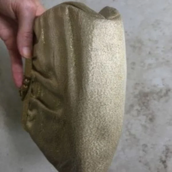 Vintage 1950's gold sparkle purse chain strap & tassel mini coin purse - Picture 9 of 11